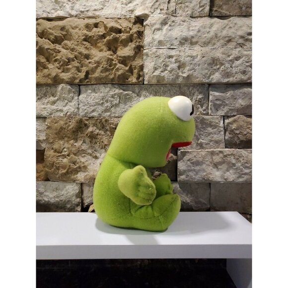 Vintage 1987 Baby Kermit Plush Toy Collectible Jim Henson Muppet's Stuffed Frog - Picture 9 of 9